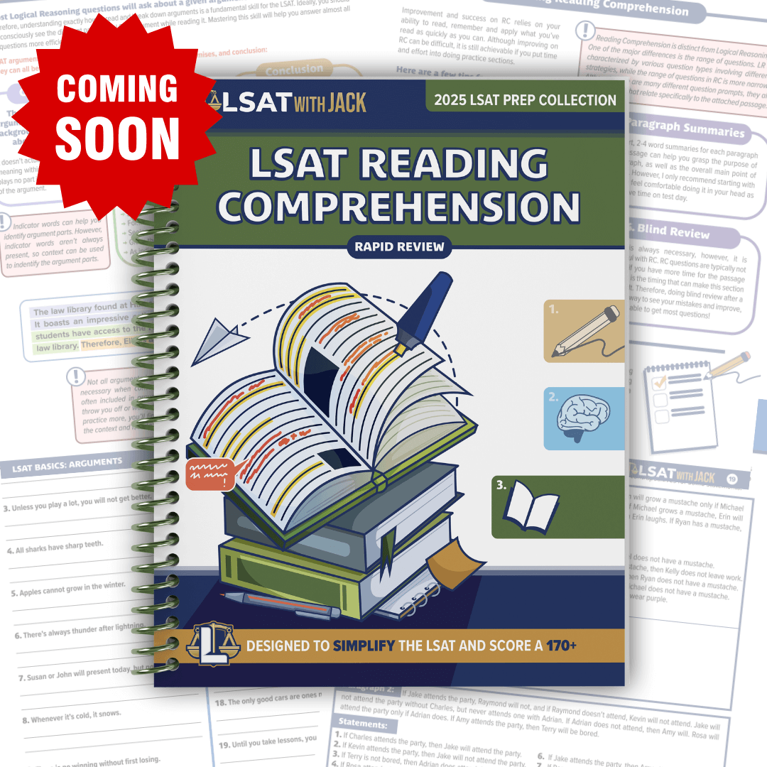 LSAT Reading Comprehension: Rapid Review PDF – LSATwithJack LSAT Reading Comprehension: Rapid Review PDF – LSATwithJack