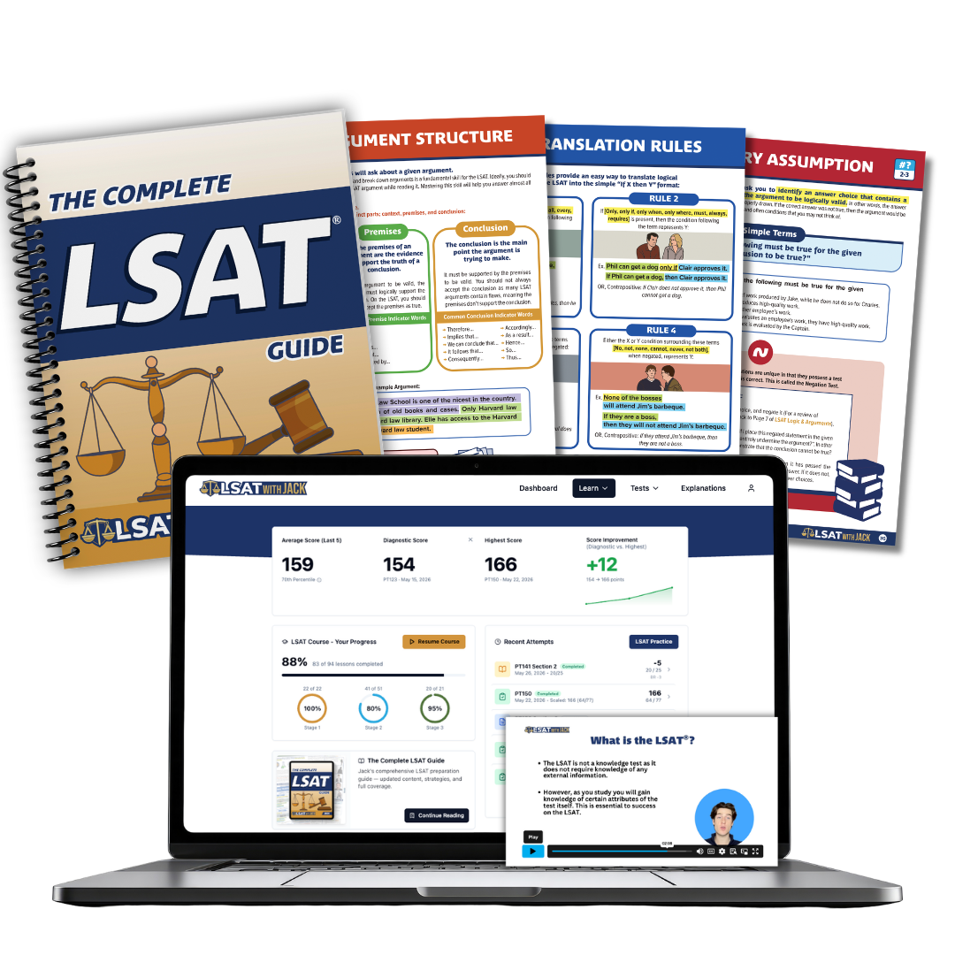 LSATwithJack Learning Platform and Complete LSAT Guide
